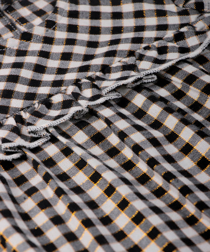 Beebay Yoke frill gingham dress