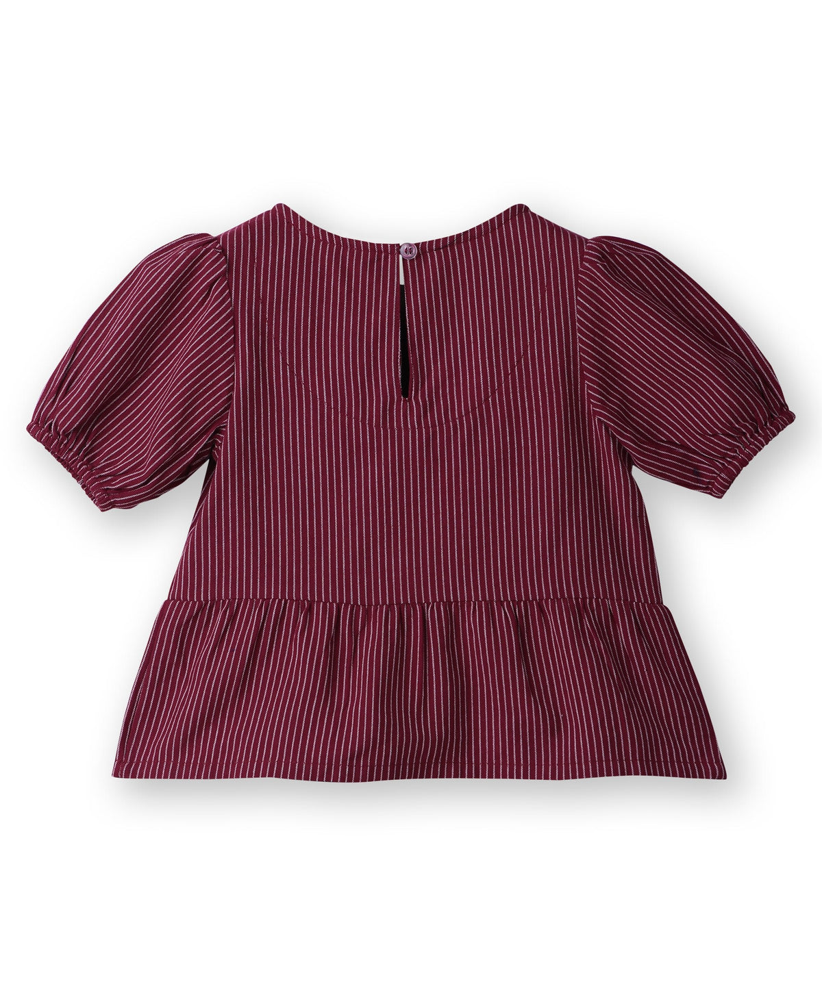 Beebay Pinstriped peplum co-ord set