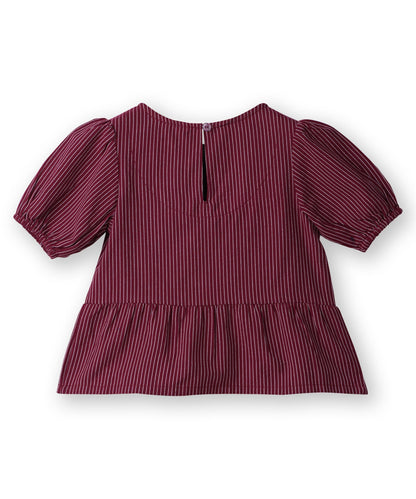 Beebay Pinstriped peplum co-ord set