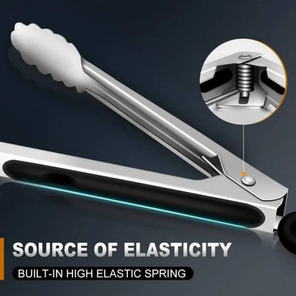 3-Piece Stainless Steel BBQ Tongs