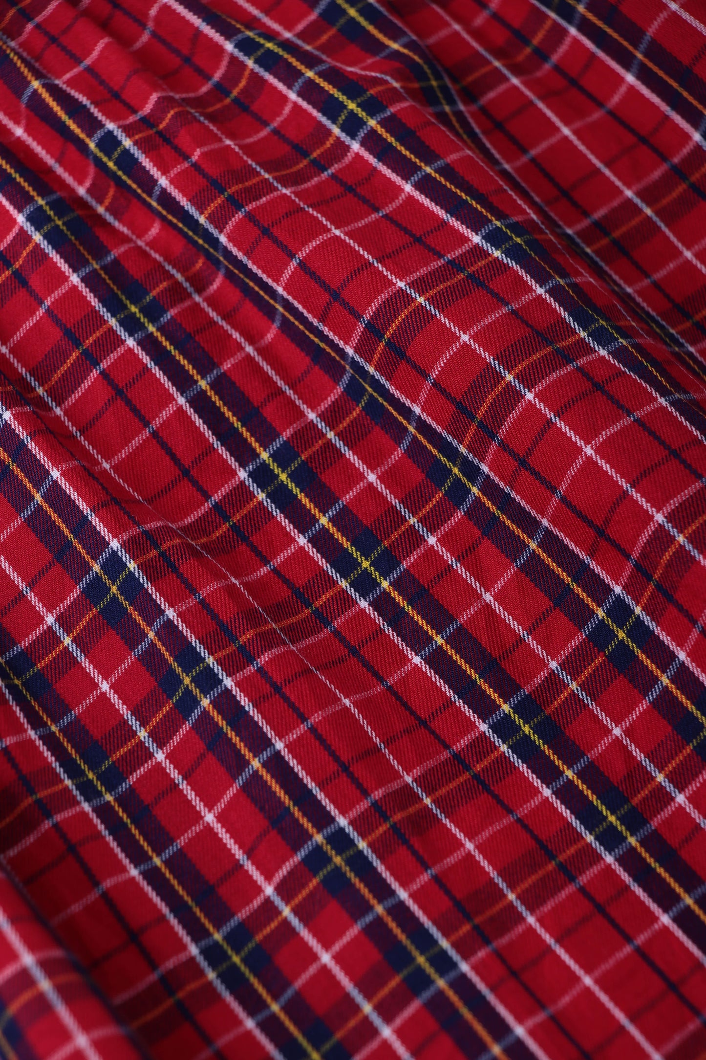 Beebay Shoulder frill check dress Red