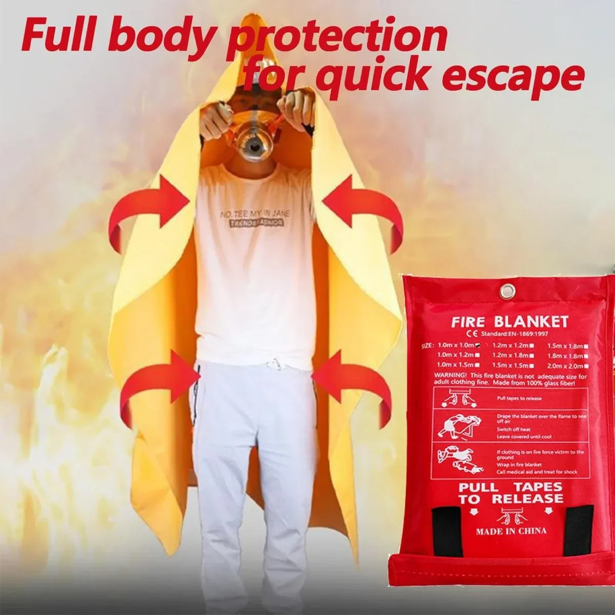 Fire Blanket for Emergency