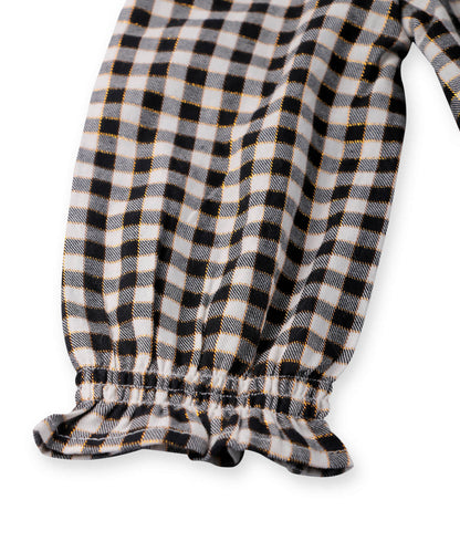 Beebay Yoke frill gingham dress