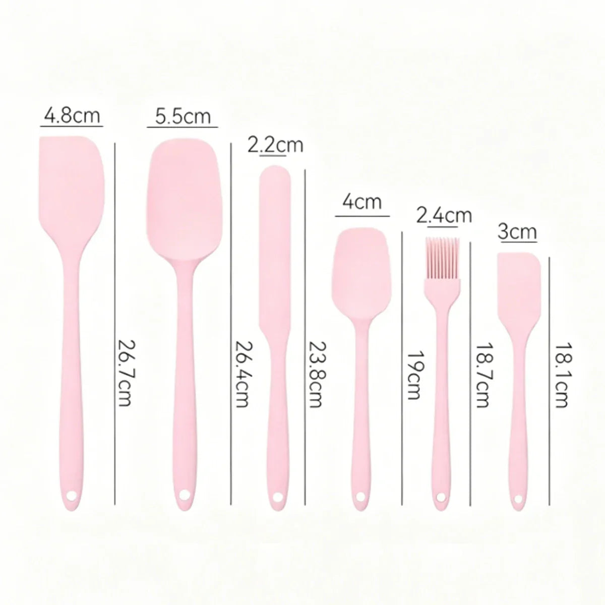 6-Piece Silicone Spatula Set