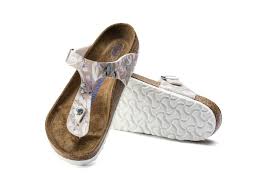 Birkenstock Gizeh Soft Footbed Birko-Flor Floral Fades Crystal Rose