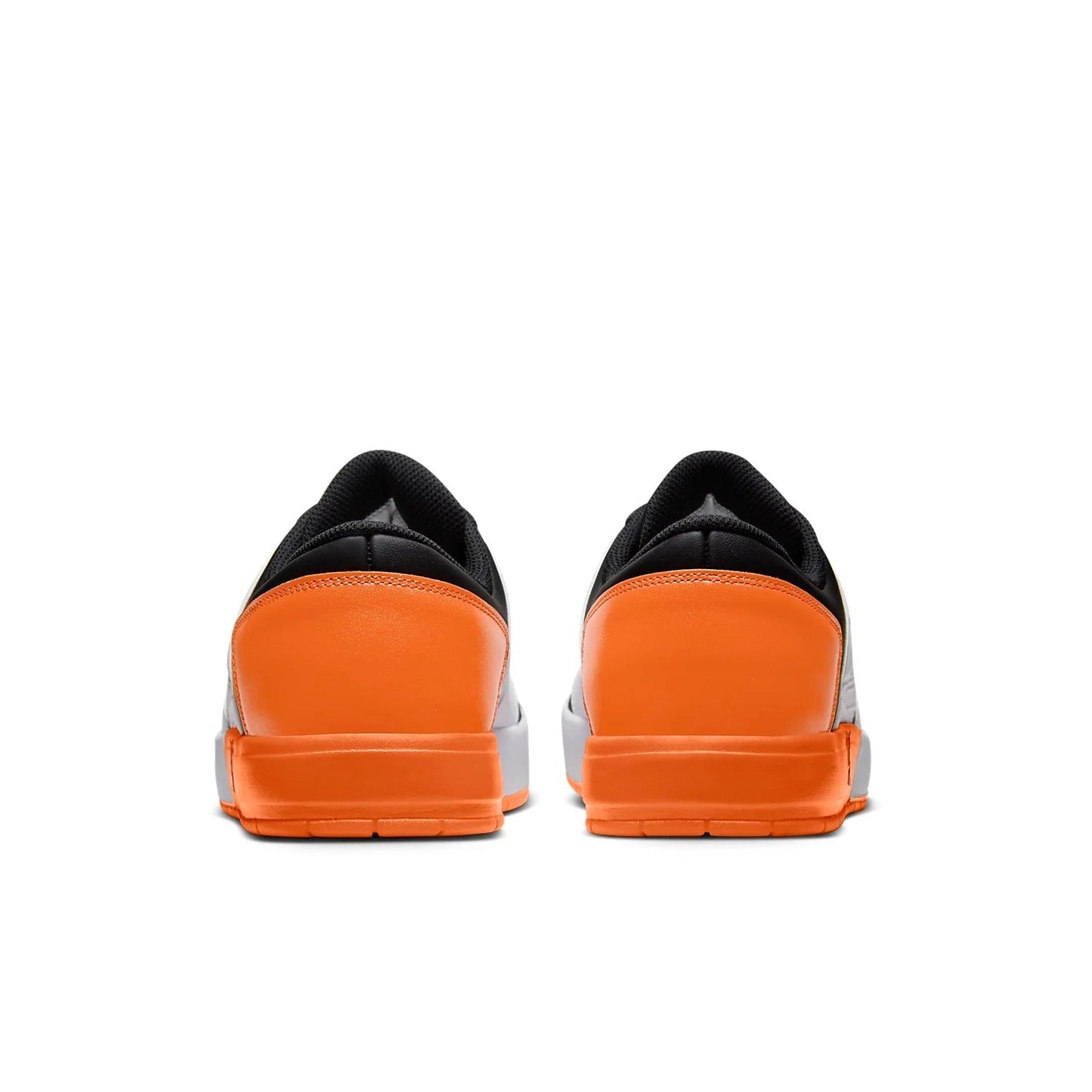 Air Jordan Men's Nu Retro 1 Low 'White Black Magma Orange' Sneakers