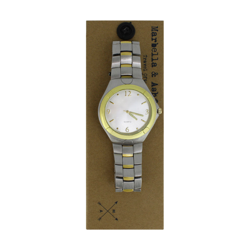 Men's Silver And Gold Quartz Watch TW23004D Marbella & Ashford