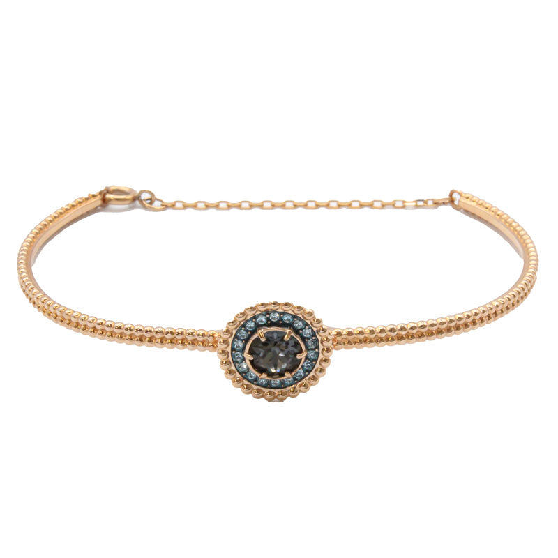 Swarovski Silver Night Crystal Collection Gold Bracelet