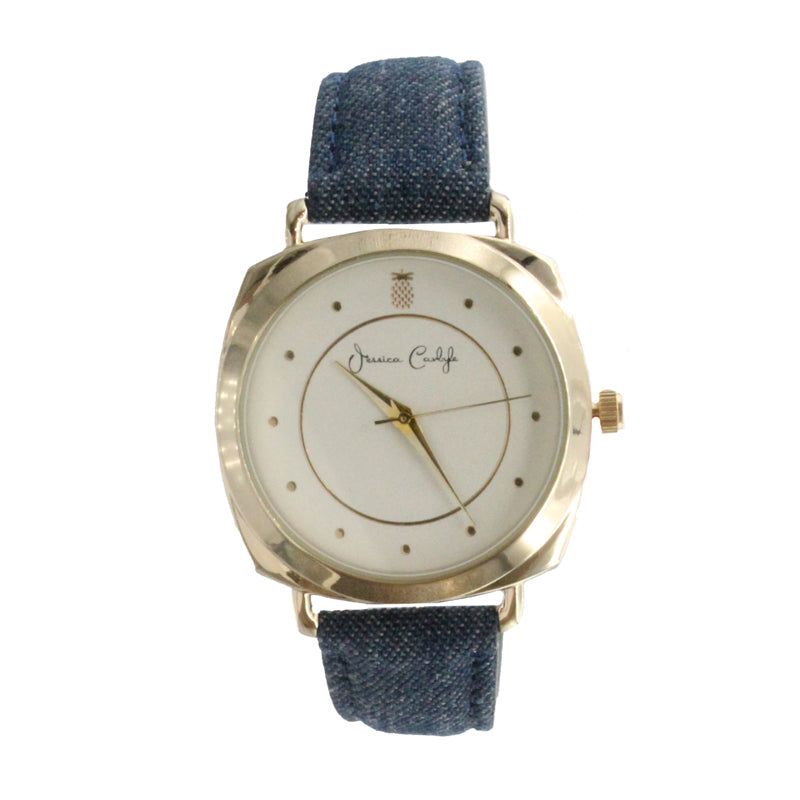 Jessica Carlyle Blue & Gold Girls Watch & Keyring (Blemished Box)