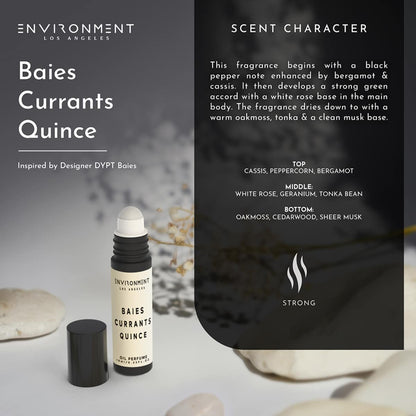 ENVIRONMENT 10mL Roll-on Oil Perfume Baies Currants Quince