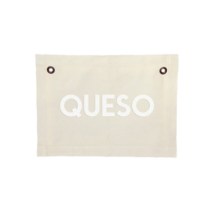 Frankie Jean Queso Small Canvas Flag