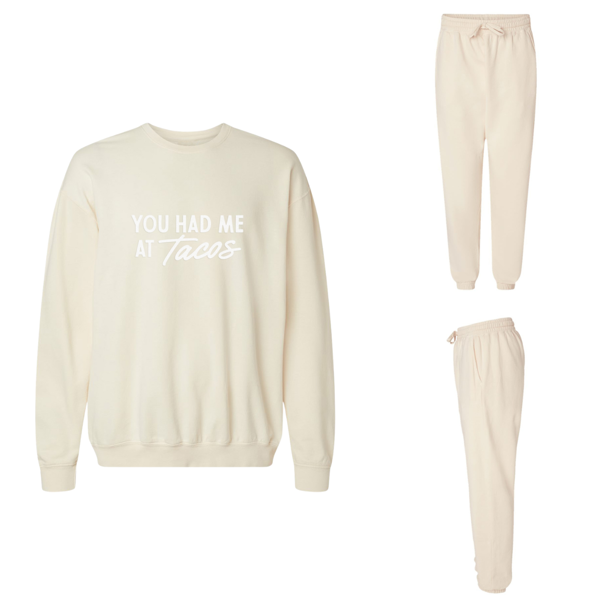 Frankie Jean You Had Me At Tacos Washed Sweatshirt