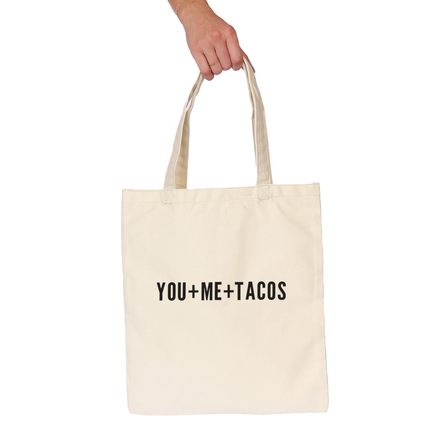 Frankie Jean You + Me + Tacos Tote Bag