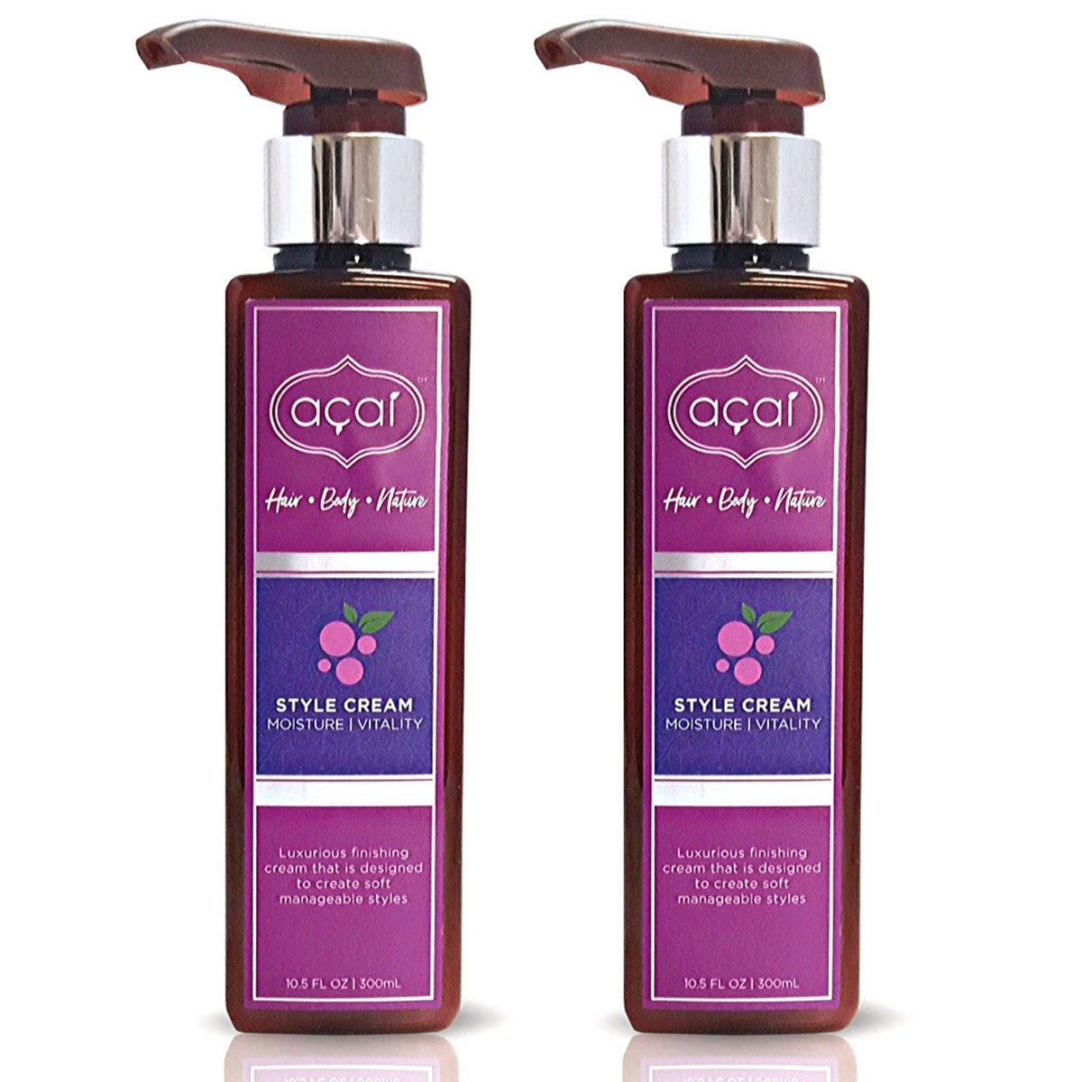 Acai Moisture & Vitality Style Cream - 2-Pack