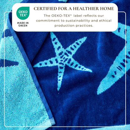 Cotton Velour Beach Towel - Maui Collection
