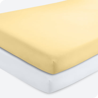Bare Home Fitted Crib Microfiber Sheet