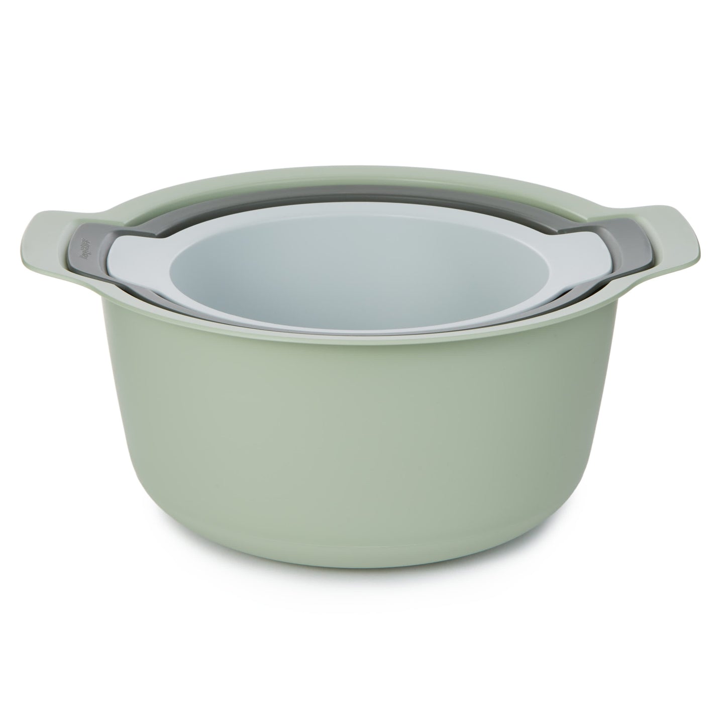 BergHOFF 3Pc Mixing Bowls and Colander Set, Green