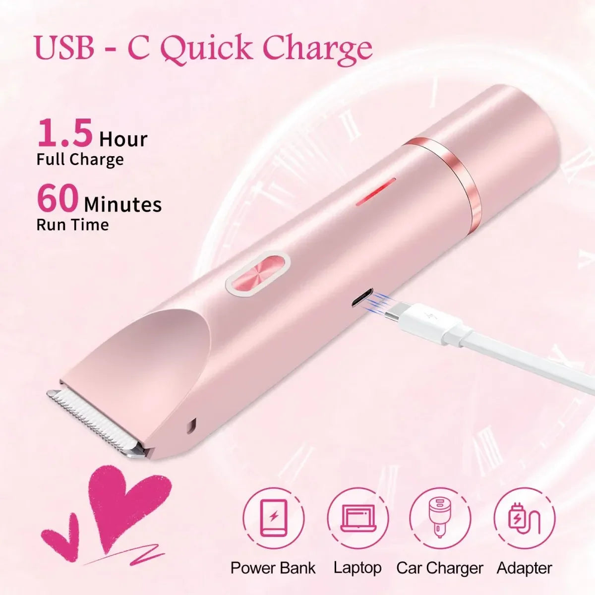 2-in-1 Women’s Electric Shaver