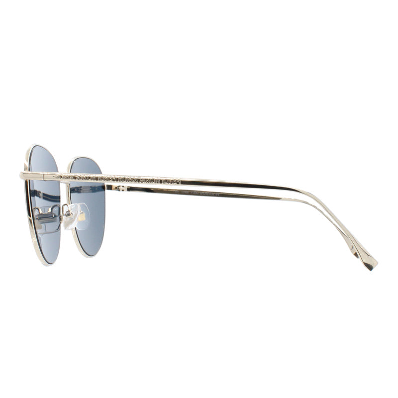 Fendi Blue Lens Gold Tone Women's Sunglasses 0379/G/S