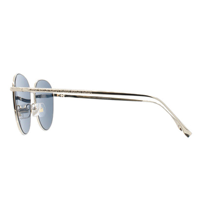 Fendi Blue Lens Gold Tone Women's Sunglasses 0379/G/S