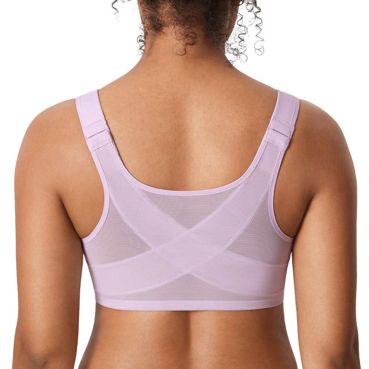 Front Closure Posture Support Underwire Plunge Bra