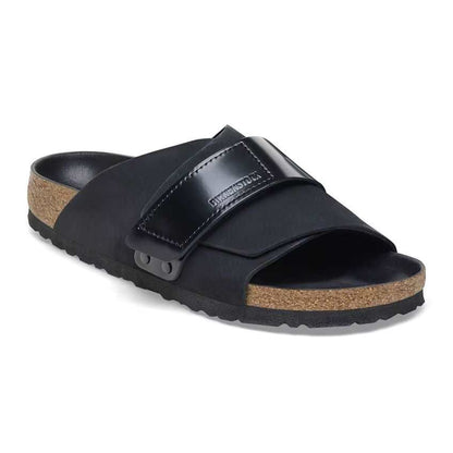 Birkenstock Kyoto Nubuck Leather/Birko-Flor Black Sandals