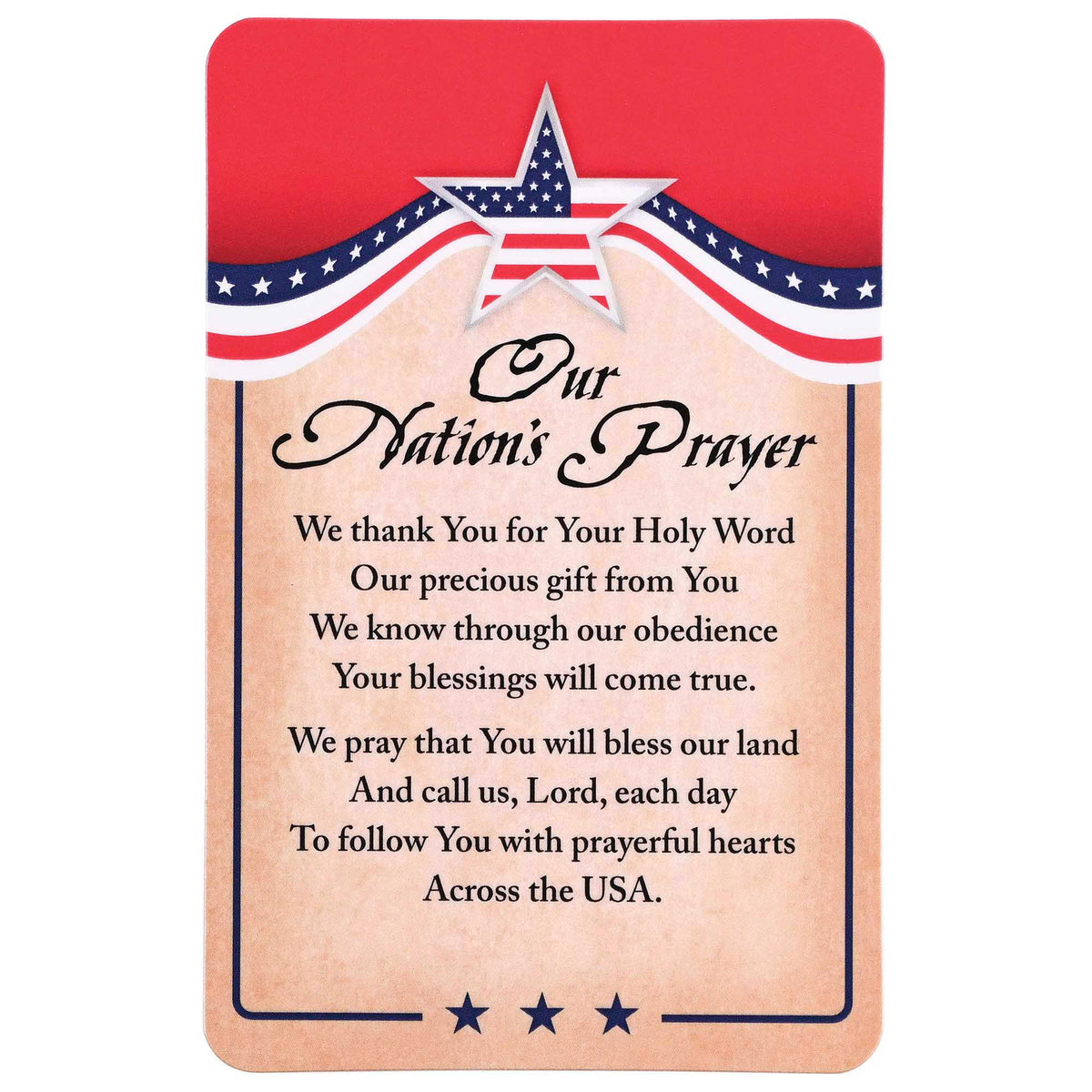 Board & Assortment Our Nations Prayer