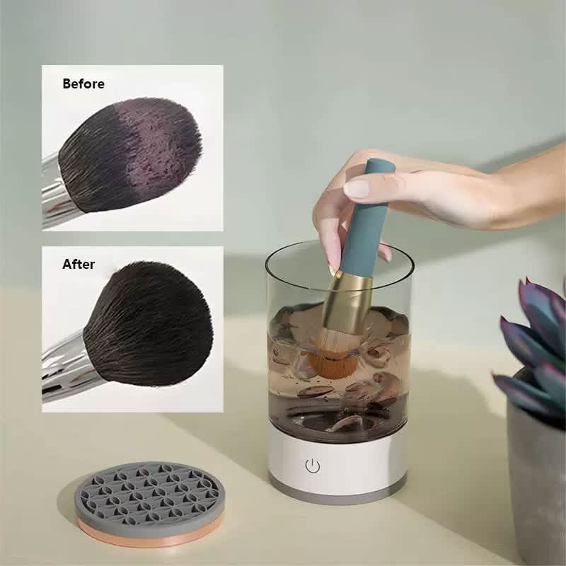 BENE One Touch Makeup Brush Cleaner White