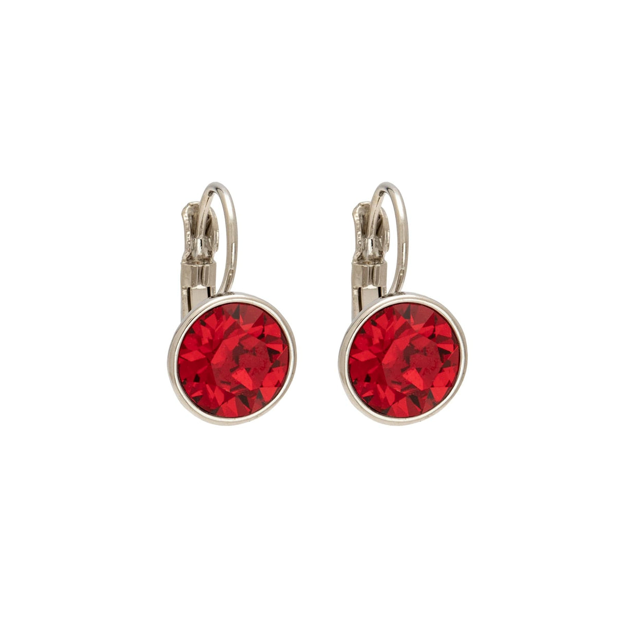 Classic Leverback Earrings with Sparkling Swarovski Crystals