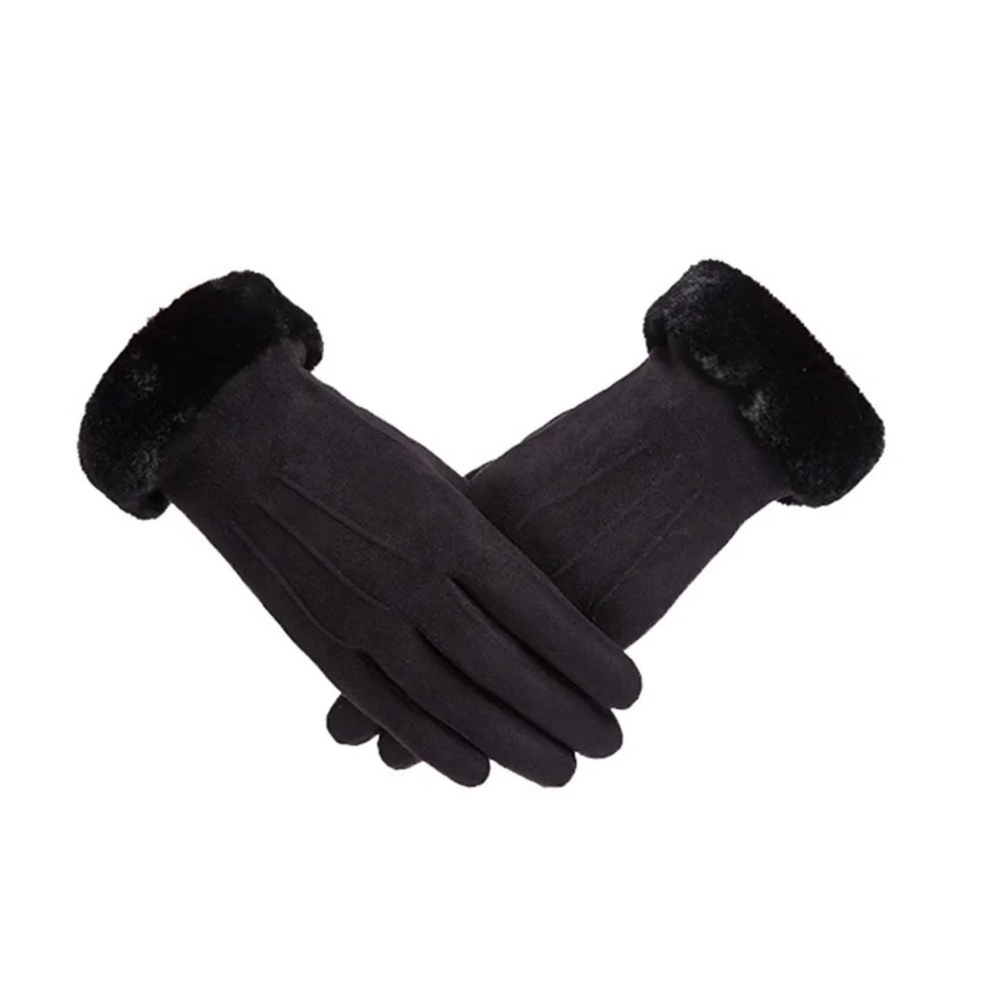 Clarissa Faux Suede Touch Gloves