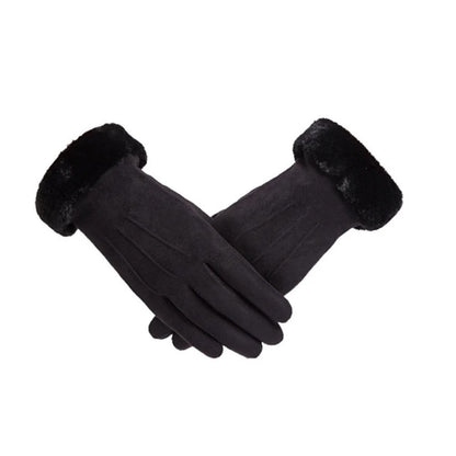 Clarissa Faux Suede Touch Gloves