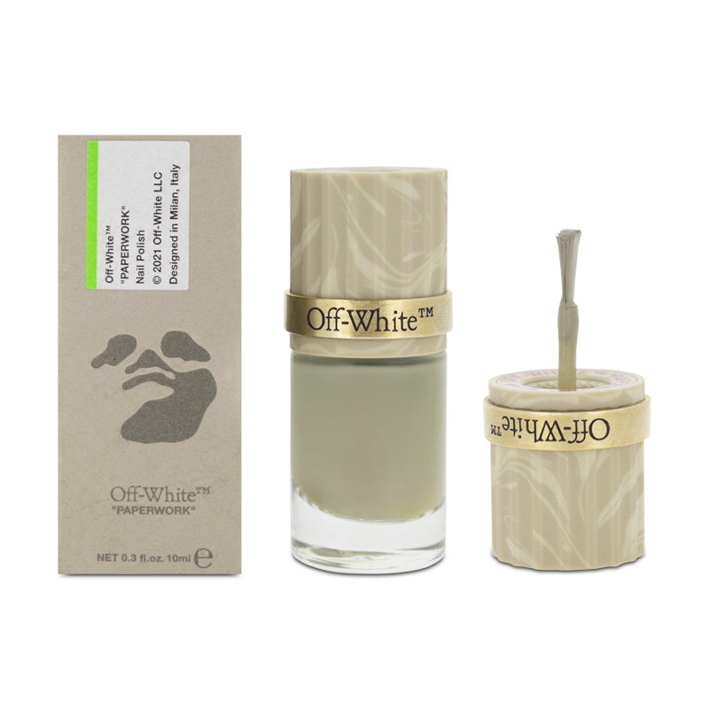 Off-White Paperwork Nail Polish Paint Military