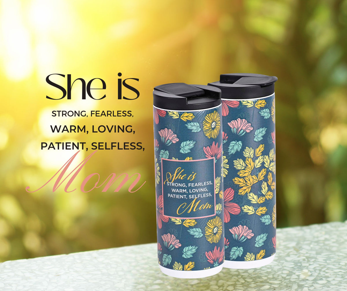 20 oz Tumbler – Mom She Is Strong