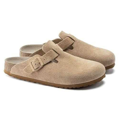 Birkenstock Boston Suede Leather Clogs