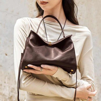 Cloud Leather Satchel Bag