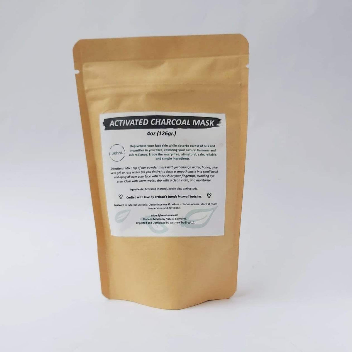 BeNat Activated Charcoal Mask