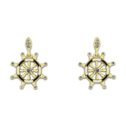 Wheel Earrings Gold Khloelle LC0070802