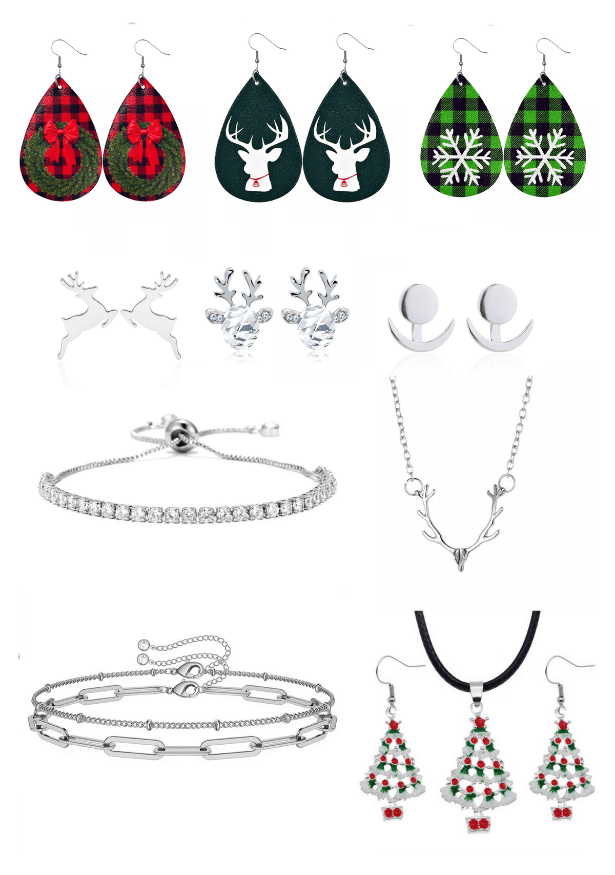 Don't AsK - 12 Days of Christmas Silvertone Jewellery Calendar