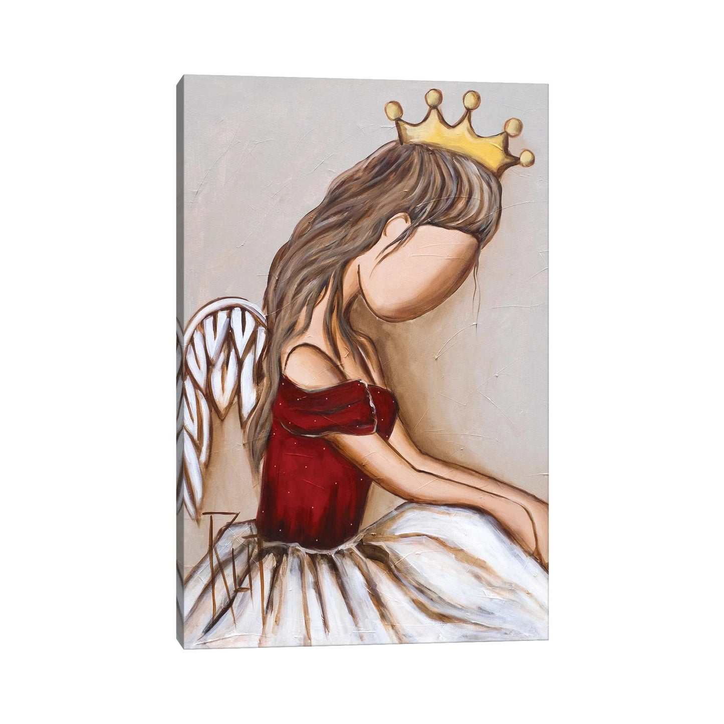 Gold Crown by Ruth's Angels - Canvas Gallery Wrap