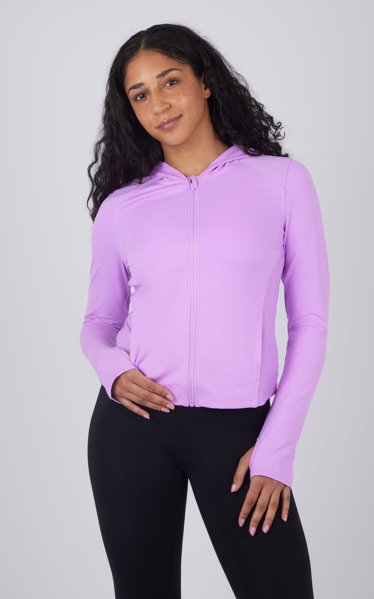 90 Degree by Reflex Lux Full Zip Hoodie