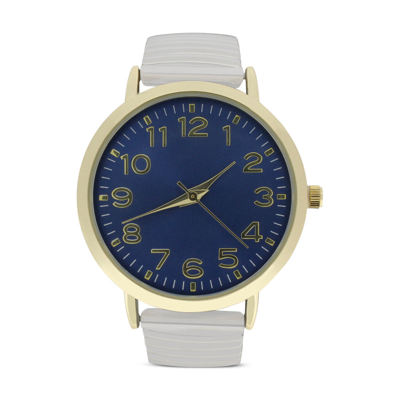 Men's Silver And Gold Watch Blue Face TW16008D Marbella & Ashford