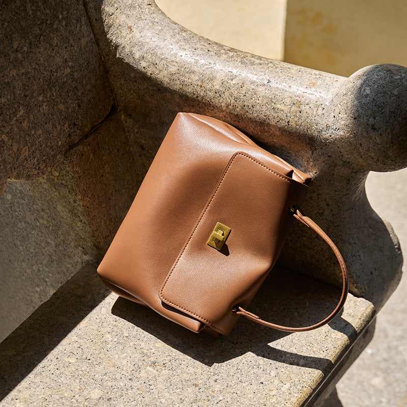 Elegant Leather Satchel Bag