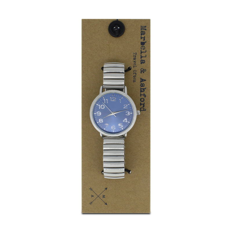 Men's Silver Blue Dial Watch TW16008D Marbella & Ashford