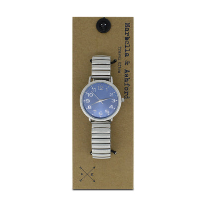 Men's Silver Blue Dial Watch TW16008D Marbella & Ashford