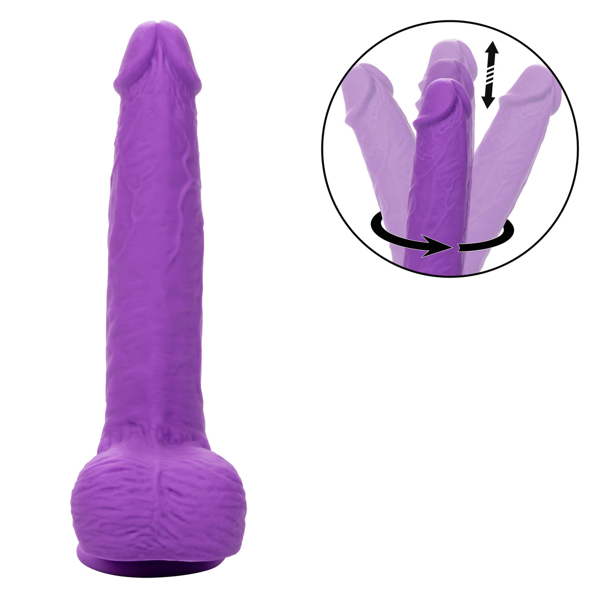CalExotics Rechargeable Gyrating & Thrusting Silicone Studs