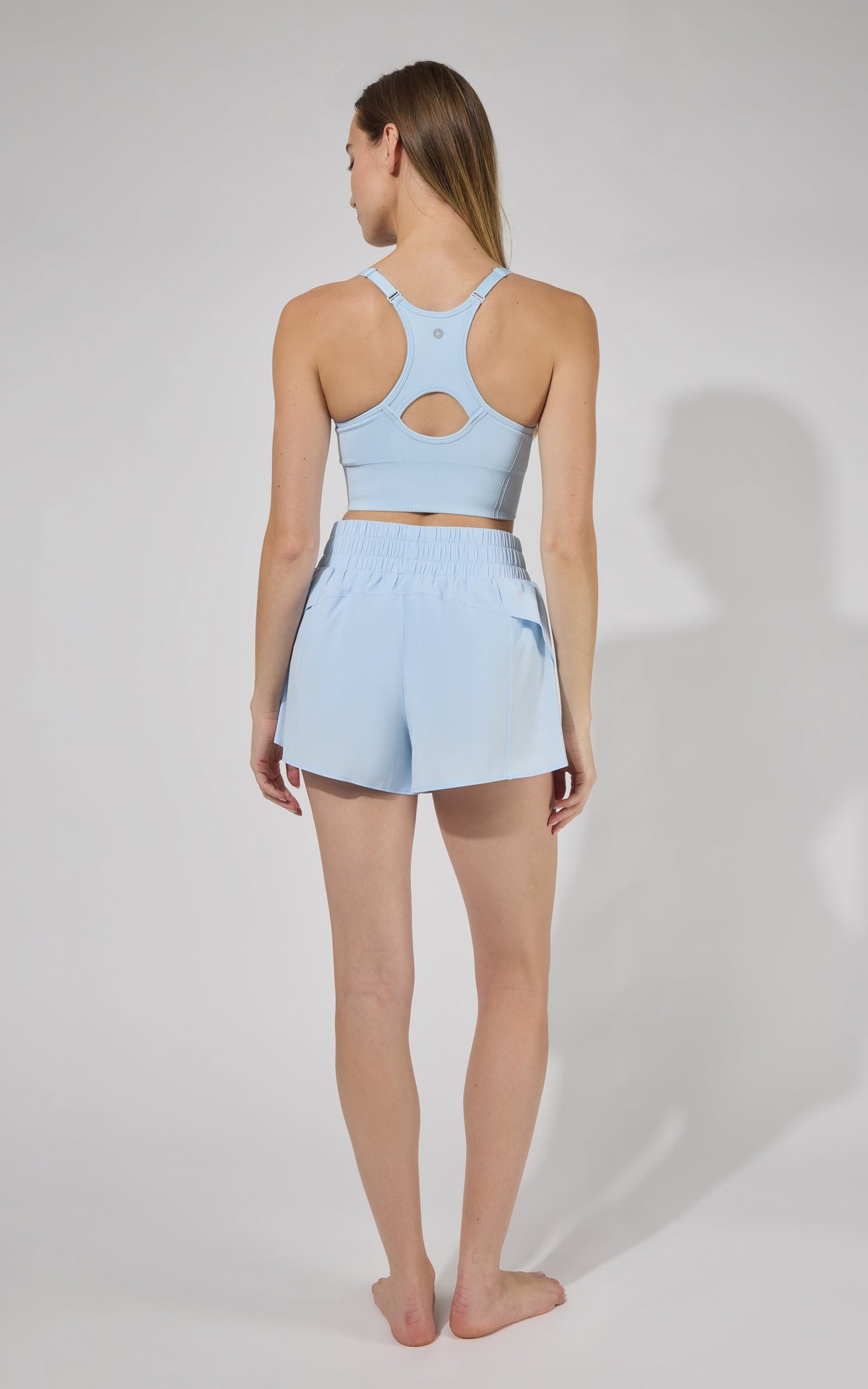 90 Degree by Reflex Seamless Rib Verta Bra & Lightstreme Running Short