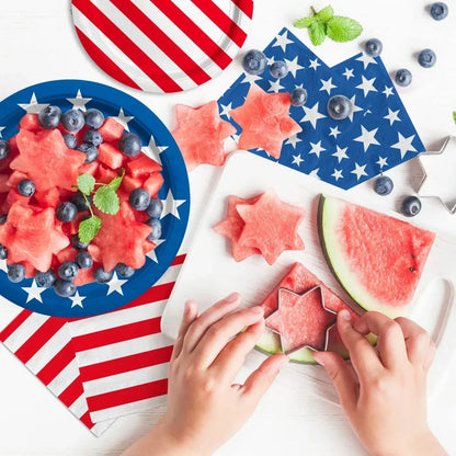 American Flag Disposable Table Decor Kit