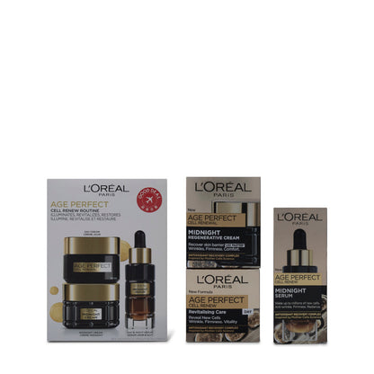 L'Oreal Age Perfect Cell Renew Creams and Serum (Blemished Box)