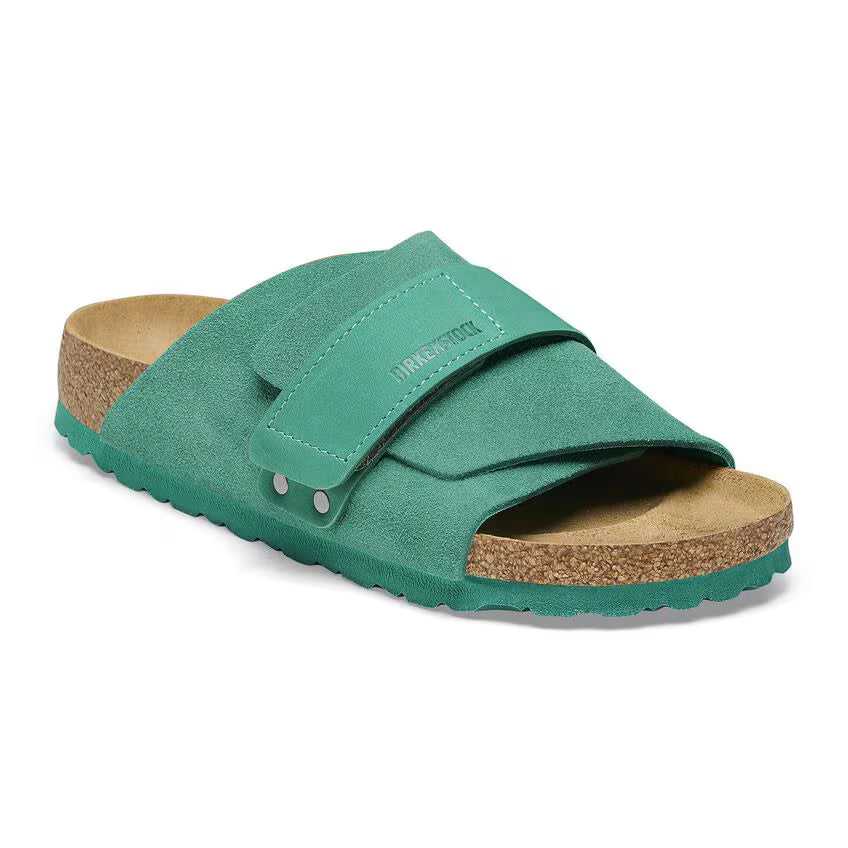 Birkenstock Kyoto Nubuck/Suede Leather Green Sandals