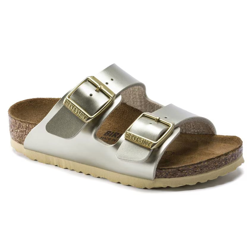 Birkenstock Arizona Kids Birko-Flor Electric Metallic Gold